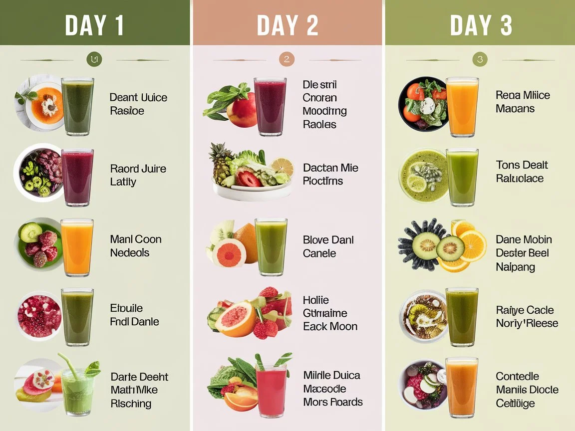 Quick and Easy 3 Day Juice Cleanse Recipes