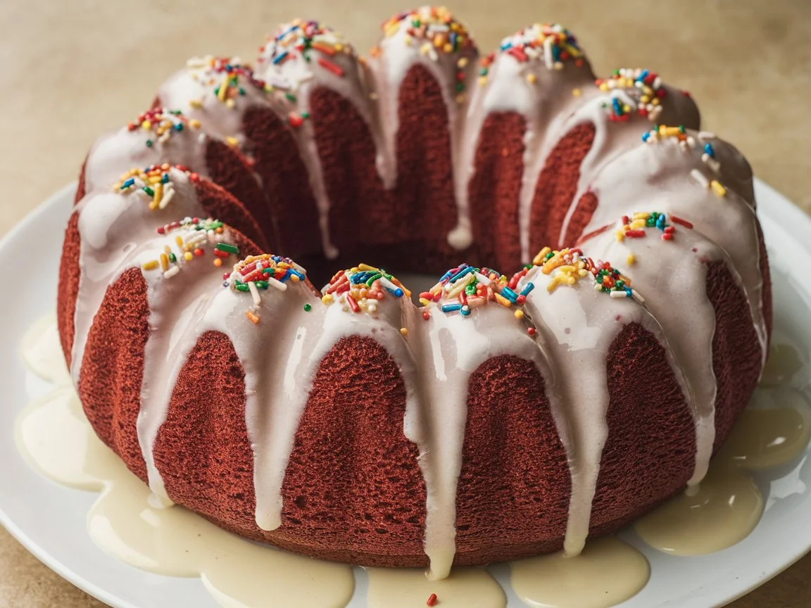 Quick and Easy Red Velvet Funnel Cake Style