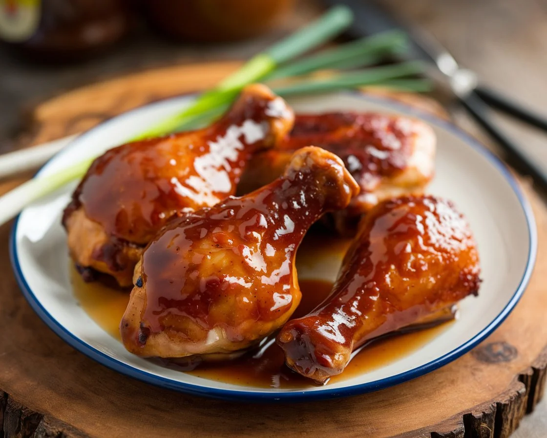 Recipe for Honey Bourbon Barbecue Chicken