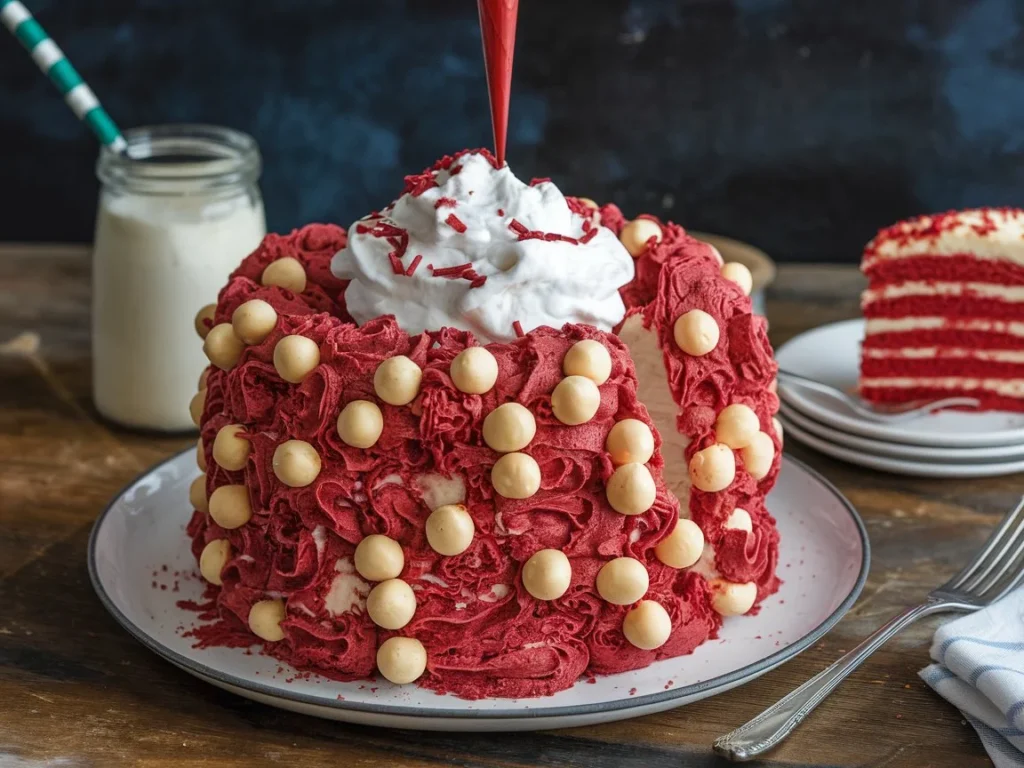 Easy Red Velvet Funnel Cake Recipe Using Box Cake Mix